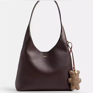 Coach Signature Canvas Puffy Bear Bag Charm Keychain NWT CCX44